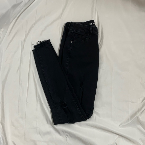 Old Navy Rockstar Mid Rise Jeans Size 4 Tall - Picture 1 of 8